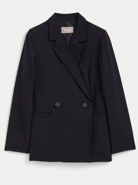Everlane Black Double-Breasted Women's Blazer